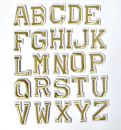 Letter Decal Gold